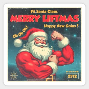 Merry Liftmas & Happy New Gains Sticker